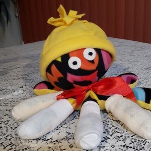 Stuffed Octoplush Toy.  Three in one Toy.